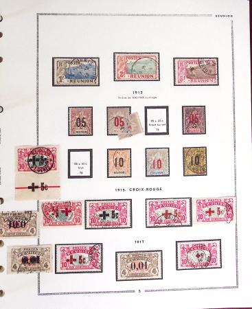 1859-2020, Collection de COLONIES en 18 albums et classeurs,