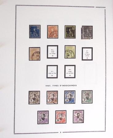 1859-2020, Collection de COLONIES en 18 albums et classeurs,
