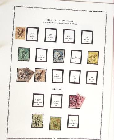 1859-2020, Collection de COLONIES en 18 albums et classeurs,