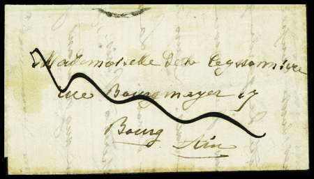 Pli confié des ETATS-UNIS, 3ème ballon du SiègeLettre