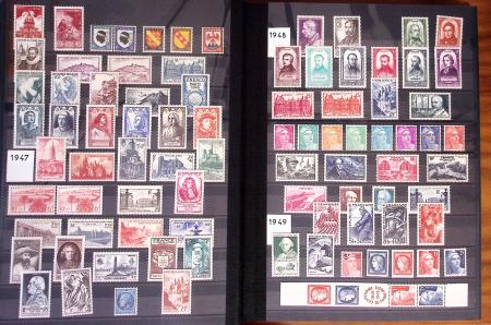 1876-2022, Collection de France en deux classeurs,