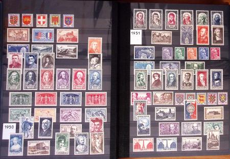 1876-2022, Collection de France en deux classeurs,
