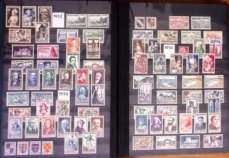 1876-2022, Collection de France en deux classeurs,