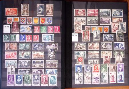 1876-2022, Collection de France en deux classeurs,