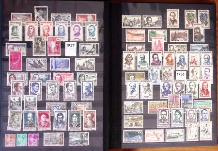 1876-2022, Collection de France en deux classeurs,
