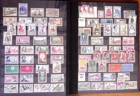 1876-2022, Collection de France en deux classeurs,