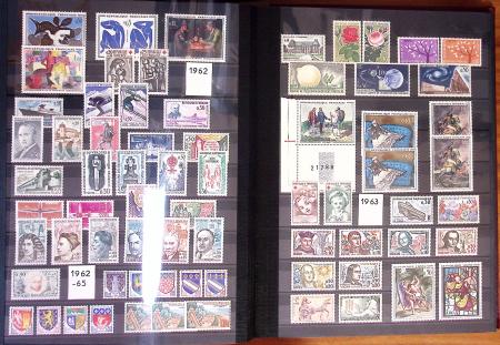 1876-2022, Collection de France en deux classeurs,