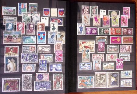 1876-2022, Collection de France en deux classeurs,