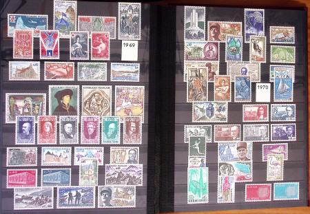 1876-2022, Collection de France en deux classeurs,