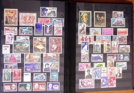 1876-2022, Collection de France en deux classeurs,