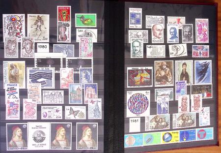 1876-2022, Collection de France en deux classeurs,