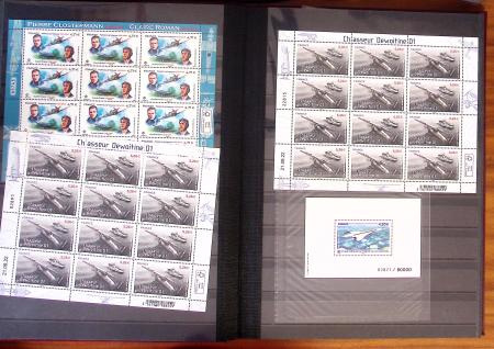 1876-2022, Collection de France en deux classeurs,
