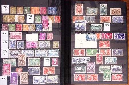 1876-2022, Collection de France en deux classeurs,
