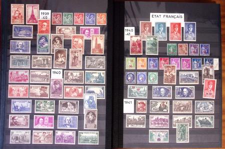 1876-2022, Collection de France en deux classeurs,
