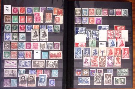 1876-2022, Collection de France en deux classeurs,