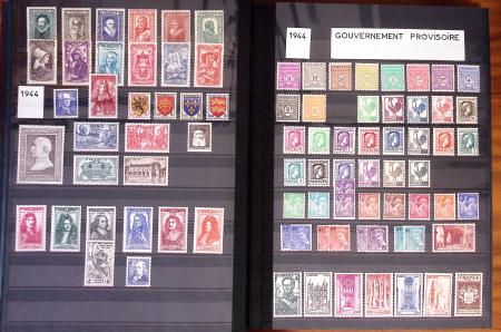 1876-2022, Collection de France en deux classeurs,