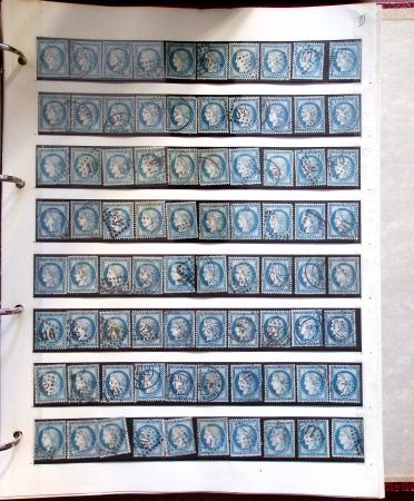 1862-1880 Lot composé de 8 classeurs et plusieurs cahiers