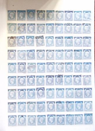 1862-1880 Lot composé de 8 classeurs et plusieurs cahiers