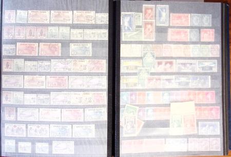 1849-1957, Collection/stock en 4 classeurs, neuf à