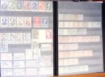 1849-1957, Collection/stock en 4 classeurs, neuf à