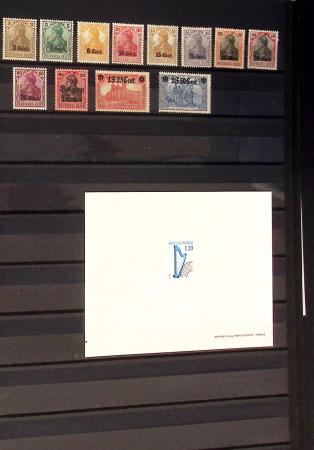 1849-1957, Collection/stock en 4 classeurs, neuf à