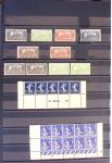1849-1957, Collection/stock en 4 classeurs, neuf à