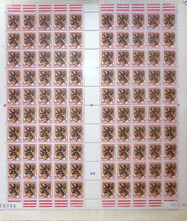 1930-1982 Ensemble de feuilles très bien conservées