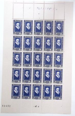 1930-1982 Ensemble de feuilles très bien conservées