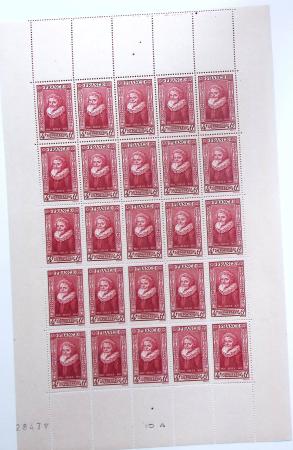 1930-1982 Ensemble de feuilles très bien conservées