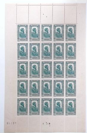 1930-1982 Ensemble de feuilles très bien conservées