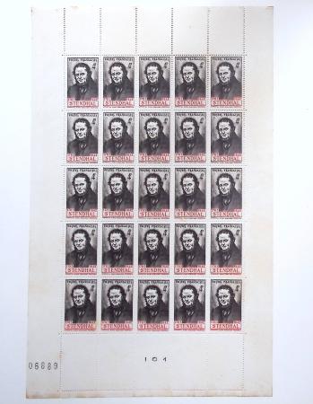 1930-1982 Ensemble de feuilles très bien conservées