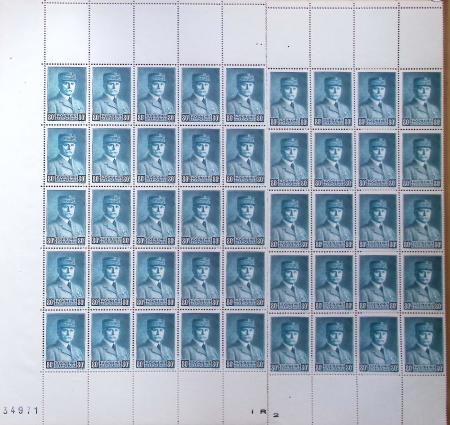 1930-1982 Ensemble de feuilles très bien conservées