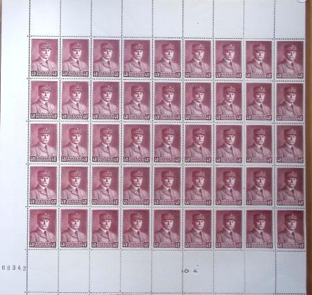 1930-1982 Ensemble de feuilles très bien conservées