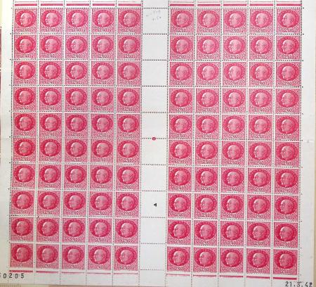 1930-1982 Ensemble de feuilles très bien conservées