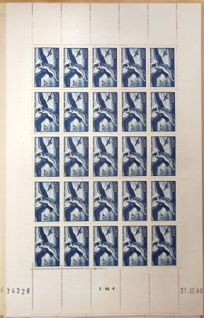 1930-1982 Ensemble de feuilles très bien conservées