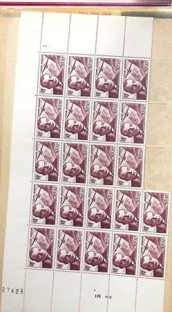 1930-1982 Ensemble de feuilles très bien conservées