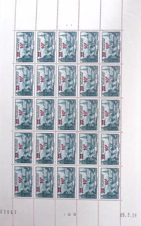 1930-1982 Ensemble de feuilles très bien conservées