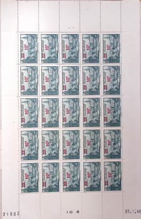 1930-1982 Ensemble de feuilles très bien conservées