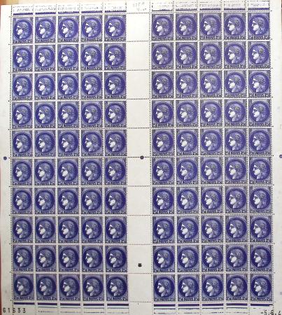 1930-1982 Ensemble de feuilles très bien conservées