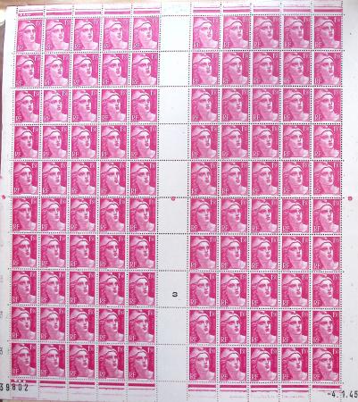 1930-1982 Ensemble de feuilles très bien conservées