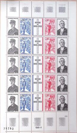 1930-1982 Ensemble de feuilles très bien conservées