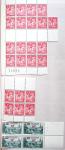 1930-1982 Ensemble de feuilles très bien conservées