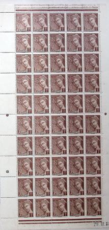 1930-1982 Ensemble de feuilles très bien conservées