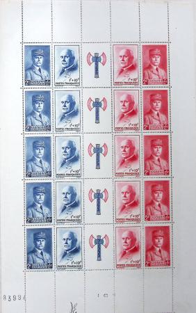1930-1982 Ensemble de feuilles très bien conservées