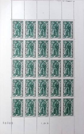 1930-1982 Ensemble de feuilles très bien conservées