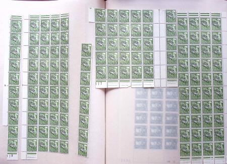 1930-1982 Ensemble de feuilles très bien conservées