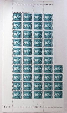 1930-1982 Ensemble de feuilles très bien conservées