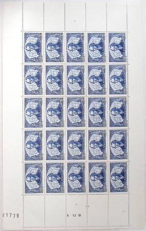1930-1982 Ensemble de feuilles très bien conservées