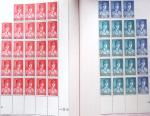 1930-1982 Ensemble de feuilles très bien conservées
