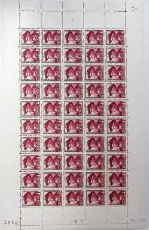 1930-1982 Ensemble de feuilles très bien conservées